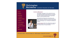 Desktop Screenshot of chrisweinkeller.de